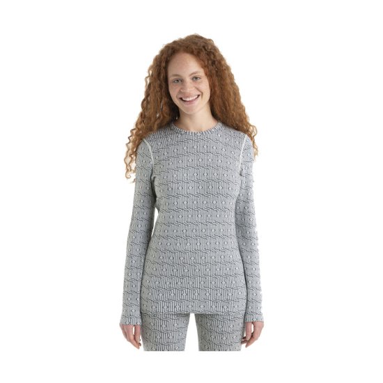 ICEBREAKER - T-SHIRT MANCHES LONGUES COL ROND MERINO 260 VERTEX FEMME