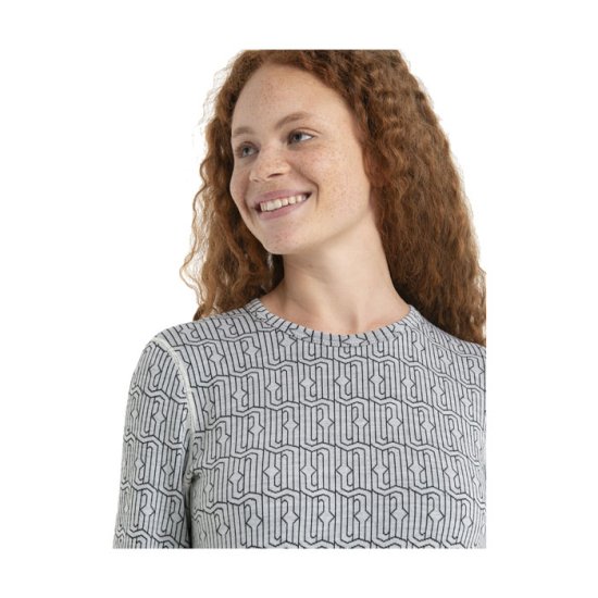 ICEBREAKER - T-SHIRT MANCHES LONGUES COL ROND MERINO 260 VERTEX FEMME