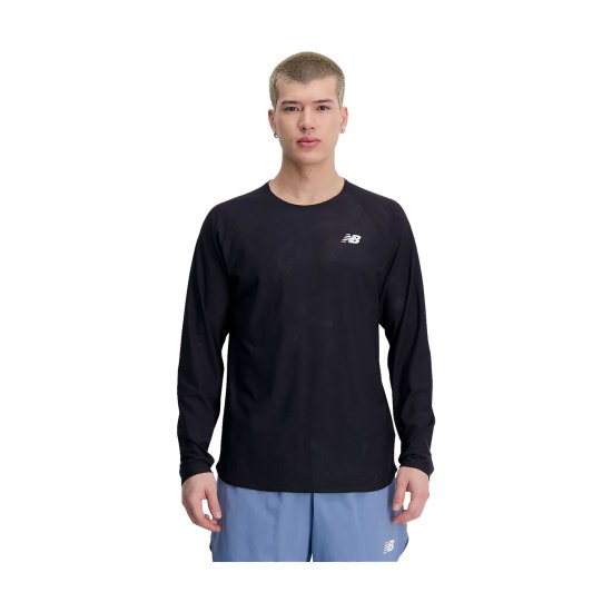 NEW BALANCE - T-SHIRT MANCHES LONGUES Q SPEED JACQUARD HOMME