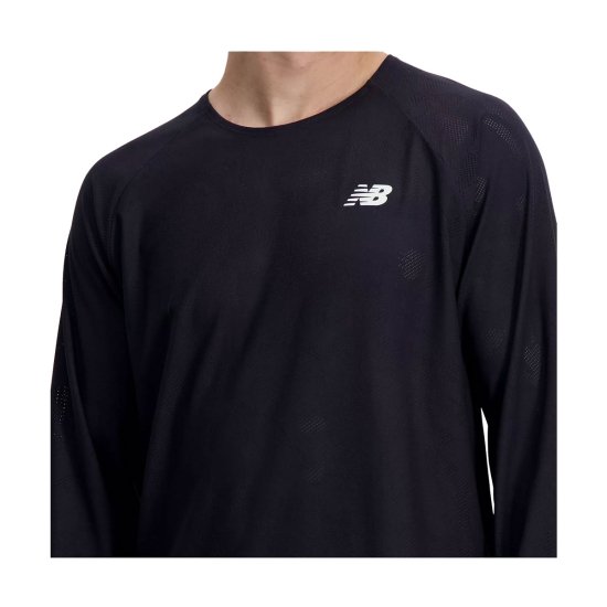NEW BALANCE - T-SHIRT MANCHES LONGUES Q SPEED JACQUARD HOMME