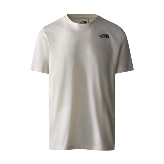 THE NORTH FACE - T-SHIRT MANCHES COURTES FOUNDATION GRAPHIC HOMME BLANC