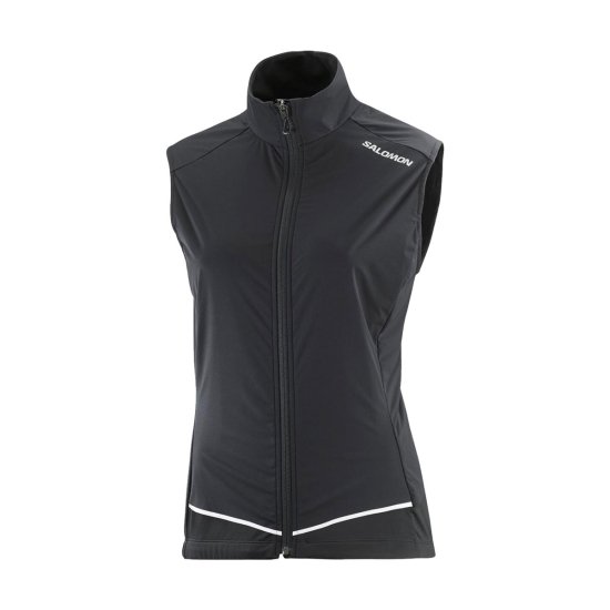 SALOMON - VESTE SANS MANCHE LIGHT SHELL FEMME NOIRE