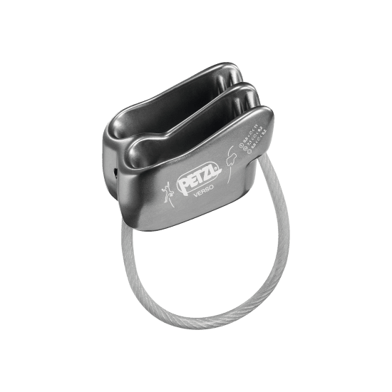 PETZL - ASSUREUR VERSO GRIS/VERT