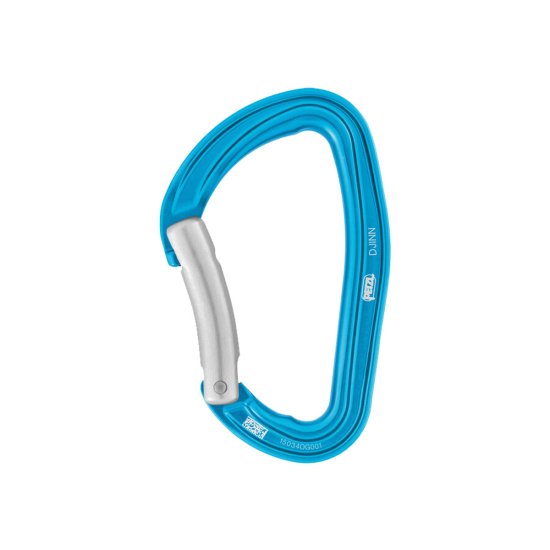 PETZL - MOUSQUETON DJINN COURBE BLEU/VIOLET
