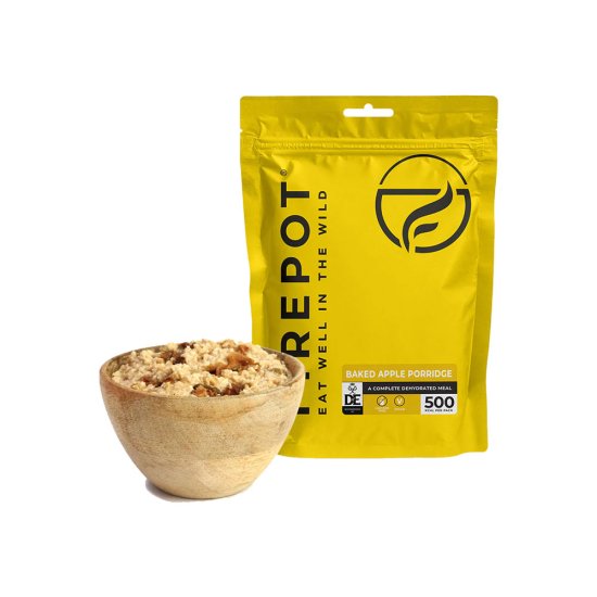 FIREPOT - PETIT-DÉJEUNER LYOPHILISÉ - PORRIDGE AUX POMMES