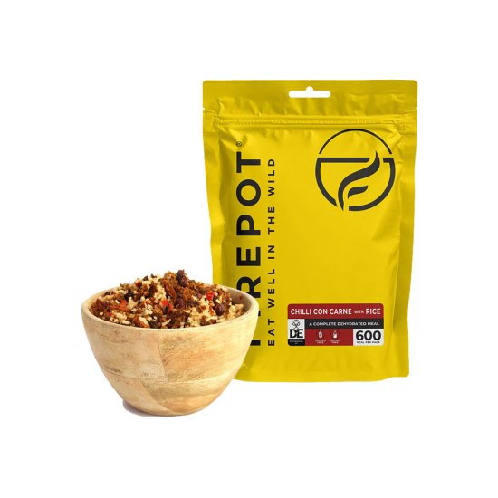 FIREPOT - REPAS LYOPHILISÉ - CHILI CON CARNE ET RIZ