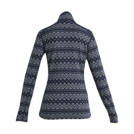 ICEBREAKER - T-SHIRT DEMI-ZIP MERINO 260 VERTEX FEMME