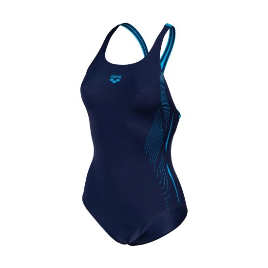 ARENA - MAILLOT DE BAIN SWIM PRO BACK FEMME BLEU