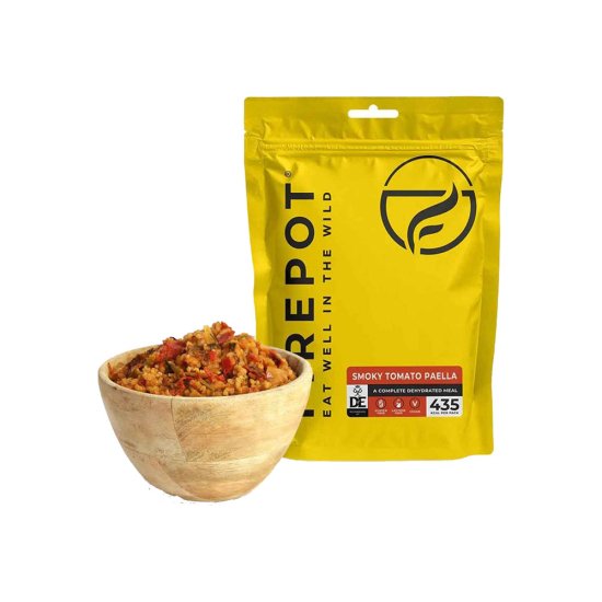 FIREPOT - REPAS LYOPHILISÉ - PAËLLA AUX TOMATES FUMÉES