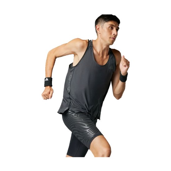 ADIDAS - DEBARDEUR ADIZERO SINGLET HOMME NOIR