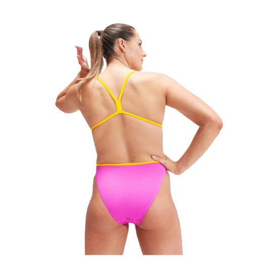 SPEEDO - MAILLOT DE BAIN ECO+ SOLID DOS EN V FEMME