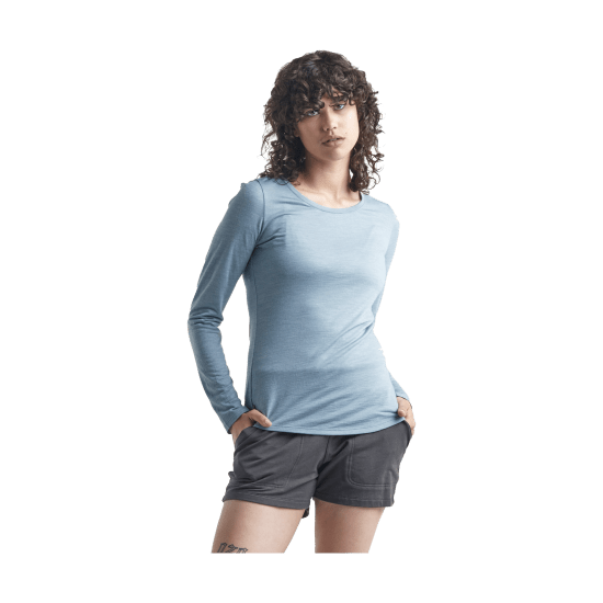 ICEBREAKER - T-SHIRT MERINO SPHERE MANICA LUNGA DONNA