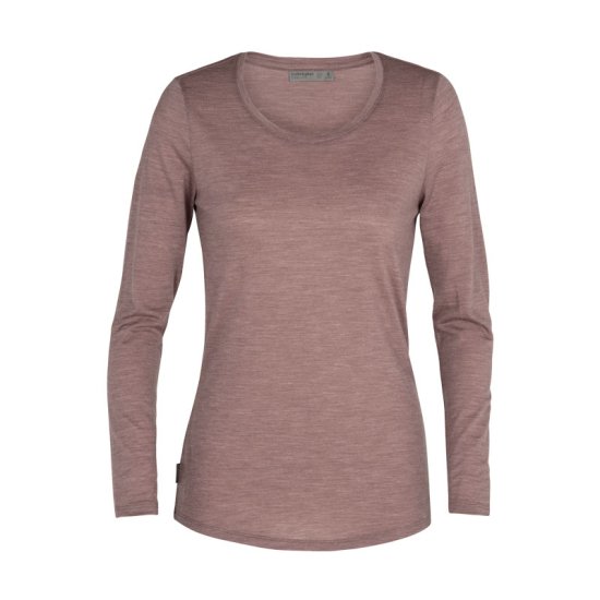 ICEBREAKER - T-SHIRT MERINO SPHERE MANICA LUNGA DONNA