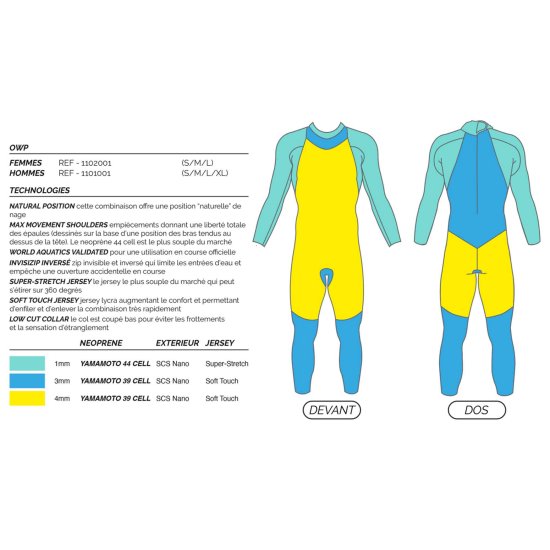 MAKO - COMBINAISON OWP FEMME