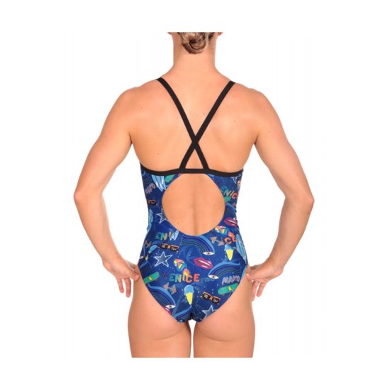 MAKO - MAILLOT DE BAIN NEREID FEMME BLEU FONCE