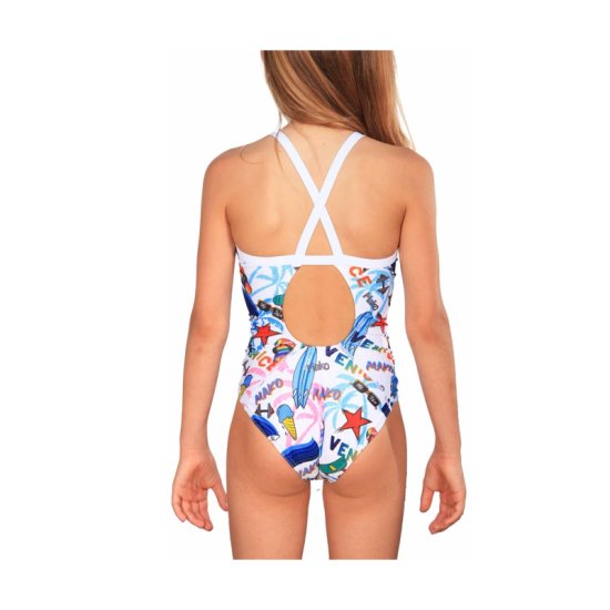 MAKO - MAILLOT DE BAIN NEREID FILLE MULTICOLOR