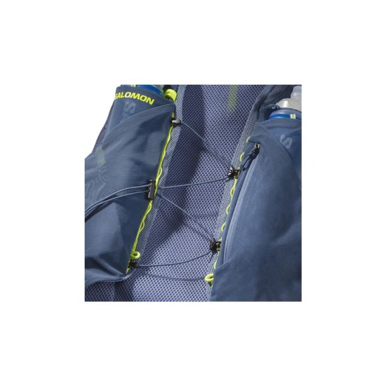 SALOMON - SAC D'HYDRATATION ADV SKIN 5 BLEU AVEC FLASQUES