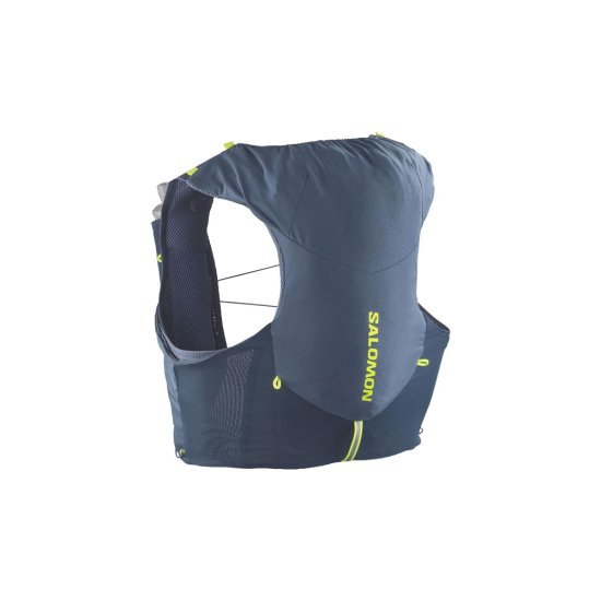 SALOMON - SAC D'HYDRATATION ADV SKIN 5 BLEU AVEC FLASQUES