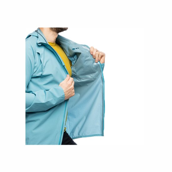 SALOMON - GIACCA BONATTI TRAIL UOMO AZZURRO CHIARO