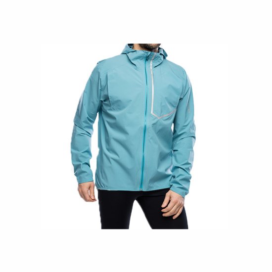 SALOMON - GIACCA BONATTI TRAIL UOMO AZZURRO CHIARO