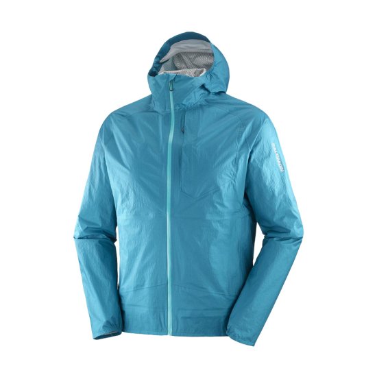 SALOMON - VESTE BONATTI WATERPROOF HOMME BLEU CLAIR