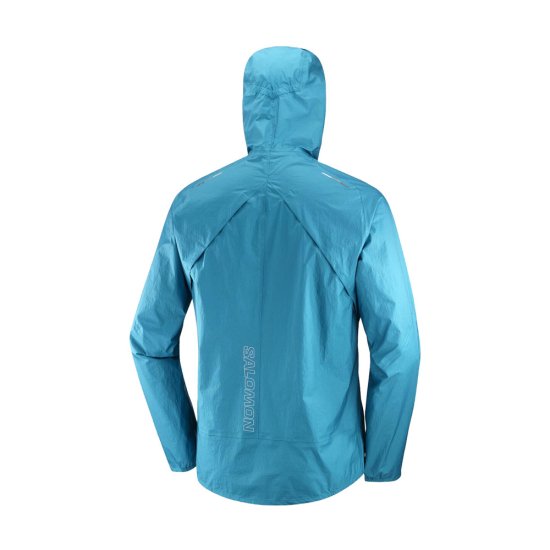 SALOMON - VESTE BONATTI WATERPROOF HOMME BLEU CLAIR