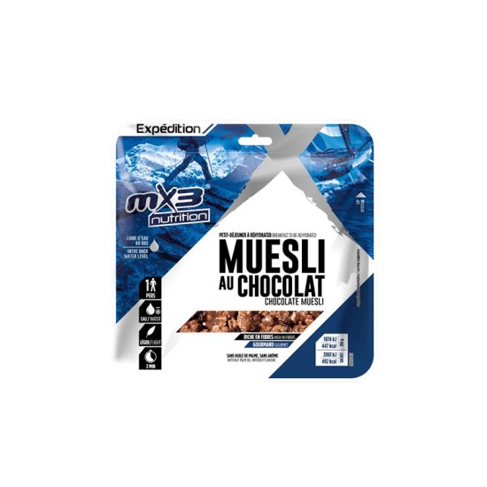 MX3 - PETIT-DÉJEUNER LYOPHILISÉ - MUESLI CHOCOLAT