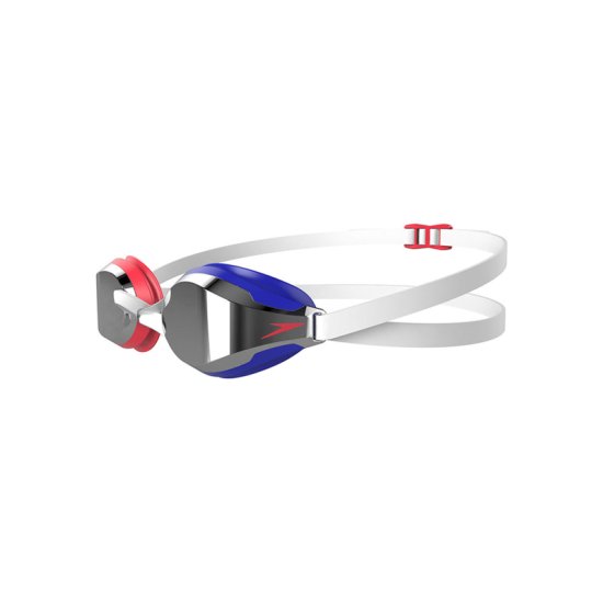 SPEEDO - LUNETTES DE NATATION FASTSKIN SPEEDSOCKET 2 MIROIR BLEU / ROUGE