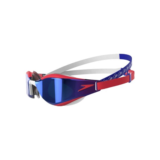 SPEEDO - LUNETTES DE NATATION FASTSKIN HYPER ELITE MIROIR ROUGE / BLEU