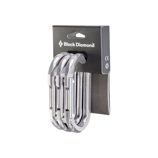 BLACK DIAMOND - MOUSQUETONS OVALES KEYLOCK (X3)