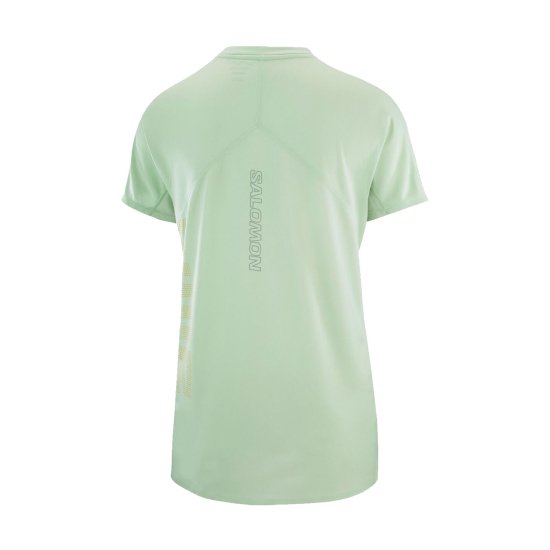 SALOMON - T-SHIRT SENSE AERO GFX FEMME VERT