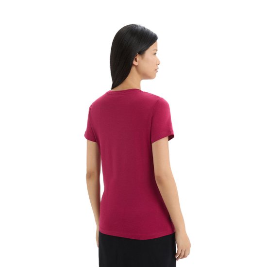 ICEBREAKER - T-SHIRT MERINO TENCEL COTON FEMME