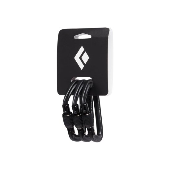 BLACK DIAMOND - KIT DI 3 MOSCHETTONI HOTFORGE SCREWGATE