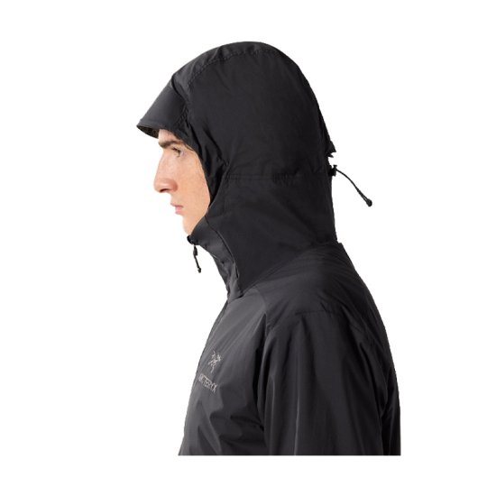 ARCTERYX - VESTE A CAPUCHE ATOM SL HOMME NOIRE
