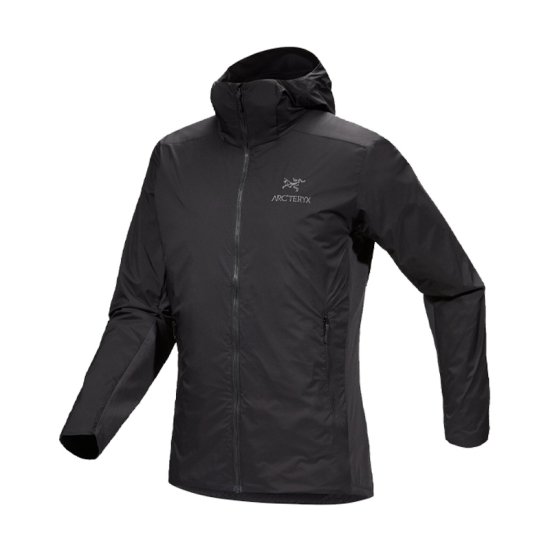 ARCTERYX - VESTE A CAPUCHE ATOM SL HOMME NOIRE