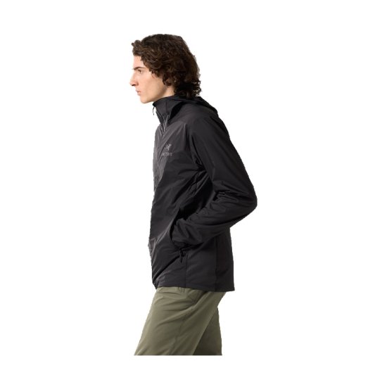 ARCTERYX - VESTE A CAPUCHE ATOM SL HOMME NOIRE