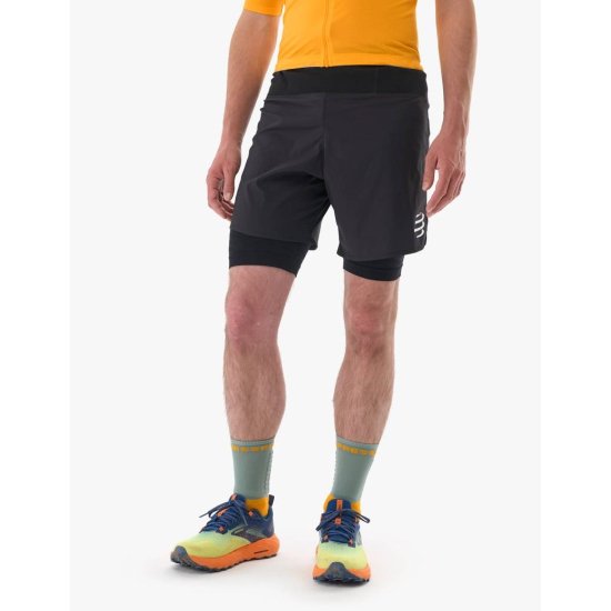 COMPRESSPORT - PANTALONCINO TRAIL RACING 2-IN-1 UOMO