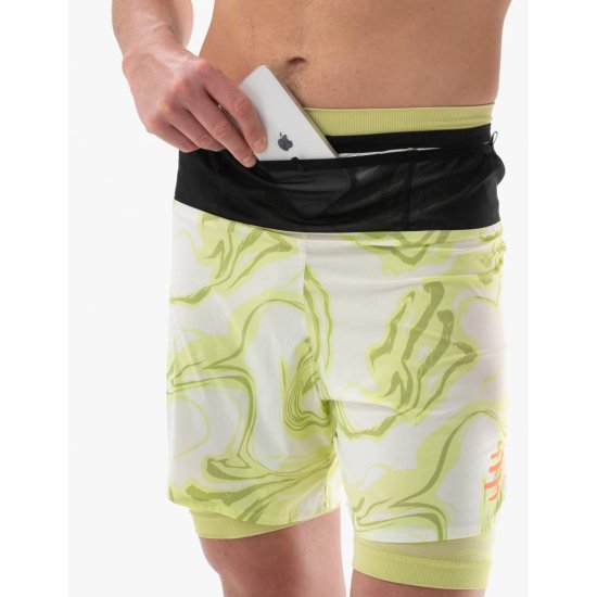 COMPRESSPORT - PANTALONCINO TRAIL RACING 2-IN-1 UOMO