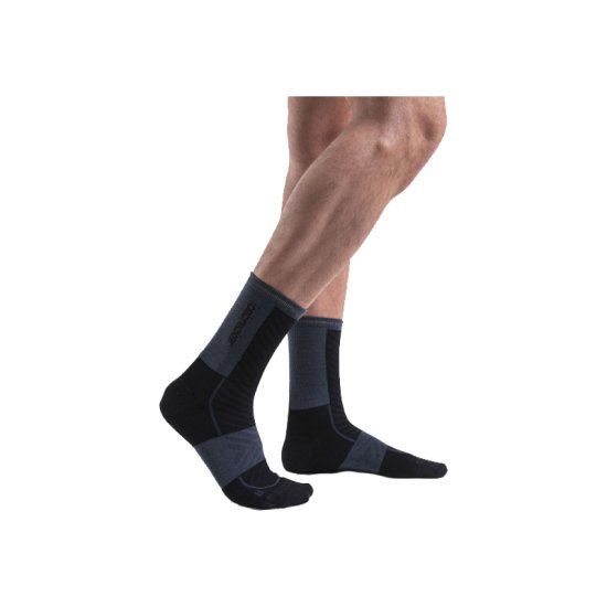 ICEBREAKER - CHAUSSETTES HAUTES MERINO RUN+ ULTRALIGHT HOMME
