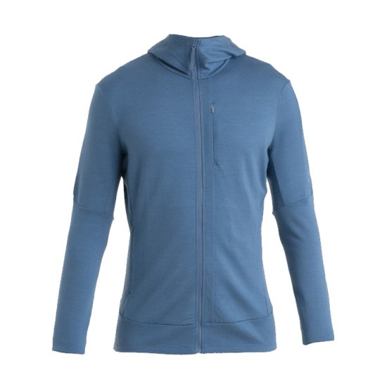 ICEBREAKER - VESTE MERINO 260 QUANTUM IV CAPUCHE HOMME
