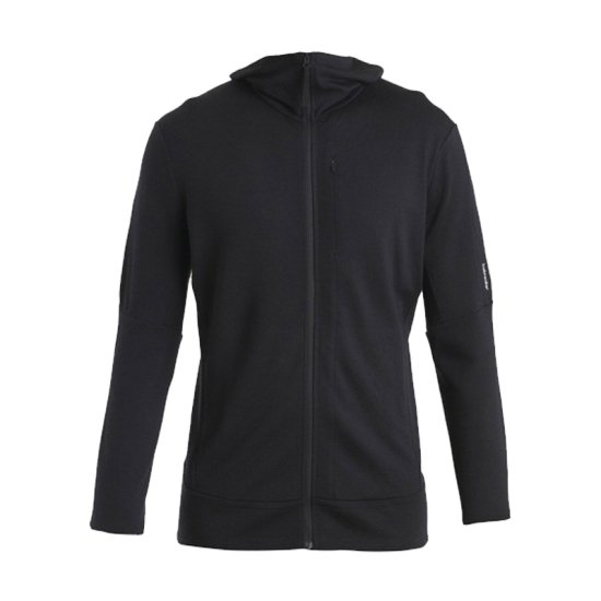 ICEBREAKER - VESTE MERINO 260 QUANTUM IV CAPUCHE HOMME