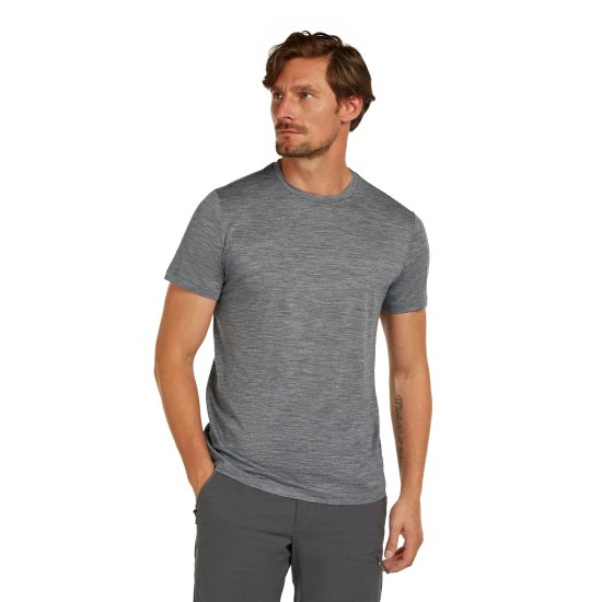 ICEBREAKER - MAGLIA MERINOS 150 MANICHE CORTE TECH LITE III UOMO