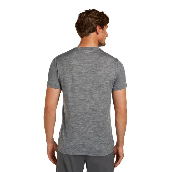 ICEBREAKER - MAGLIA MERINOS 150 MANICHE CORTE TECH LITE III UOMO