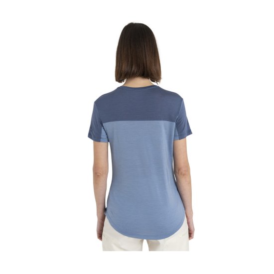 ICEBREAKER - T-SHIRT MERINO 125 COOL LITE SPHERE III COLOUR BLOCK FEMME