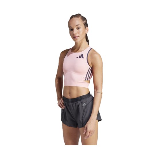 ADIDAS - BRASSIÈRE CROP TOP ÉLITE ATHLÈTE ROSE