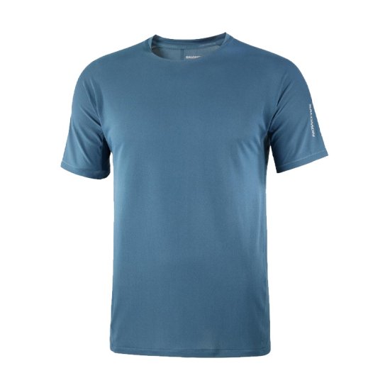 SALOMON - T-SHIRT MANCHES COURTES SENSE AERO HOMME BLEU