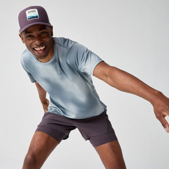 BROOKS - PANTALONCINO HIGH POINT 5" 2 IN 1 SHORT 2.0 UOMO