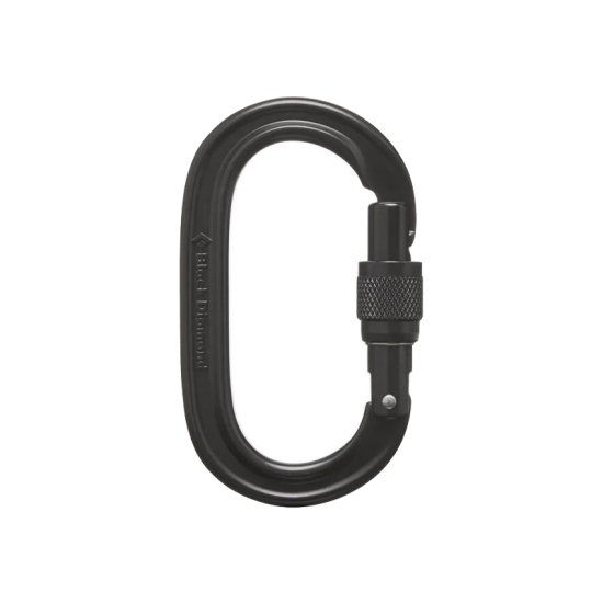 BLACK DIAMOND - MOUSQUETON OVAL KEYLOCK SCREWGATE