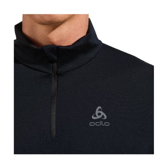 ODLO - SOUS-COUCHE DEMI-ZIP MERINO 200 NATURAL HOMME