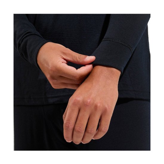 ODLO - SOUS-COUCHE DEMI-ZIP MERINO 200 NATURAL HOMME